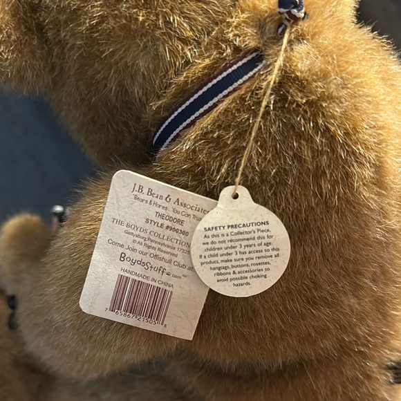 Boyds Bears Brown Stuffed Animal with Diary - Picture 11 of 16